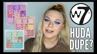 W7 SOFT HUE PALETTES...HUDA DUPE? 🤔 | makeupwithalixkate screenshot 5