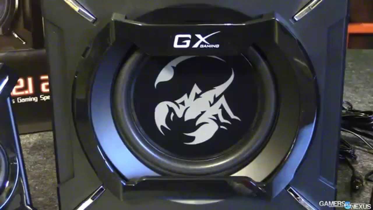 GX Gaming SW2.1 2000 Review: HTPC Gaming Speakers