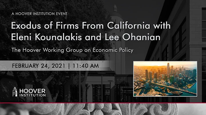 Policy Seminar with Eleni Kounalakis and Lee Ohanian
