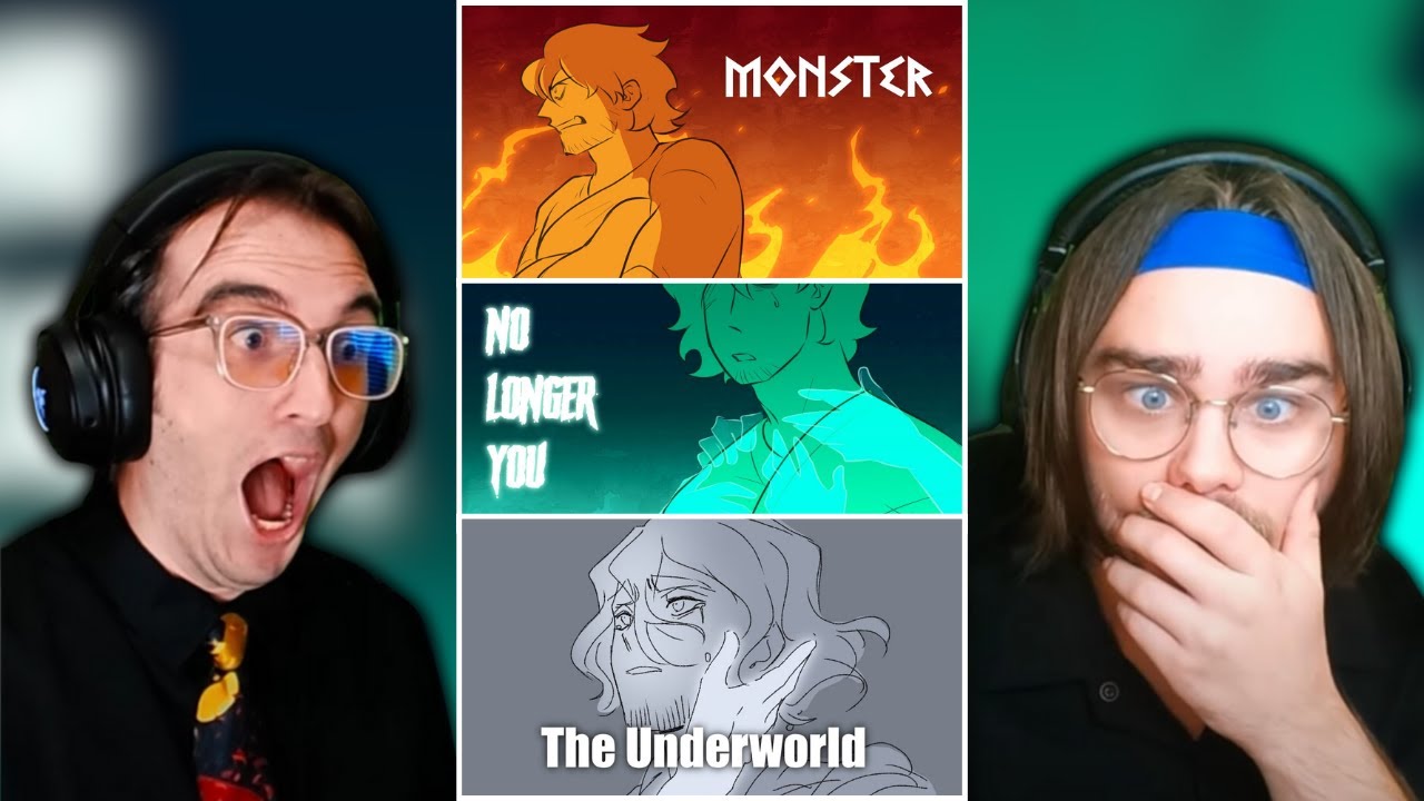 Reacting to UNDERWORLD SAGA ANIMATICS! (+ Tier List) | EPIC: The Musical | Open Arms Reactions