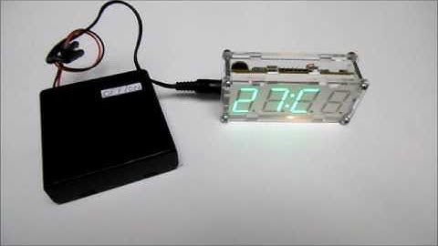 LED clock kit with blinky light..badly JAMMED