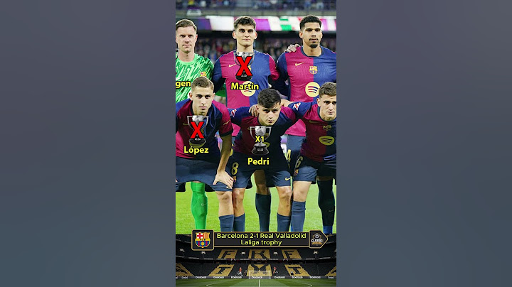 Barcelona 2-1 Real Valladolid Laliga 2025 | Laliga Trophy