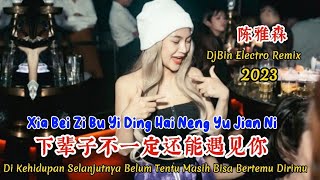 陈雅森 - 下辈子不一定还能遇见你 - Xia Bei Zi Bu Yi Ding Hai Neng Yu Jian Ni - (DjBin Electro Remix 2023)