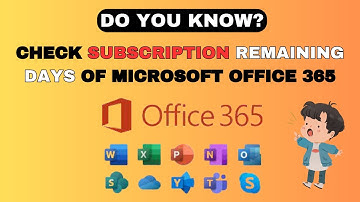 How to Check the Microsoft Office 365 Subscription License Expiration Date | Remaining Days | Hindi