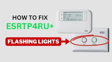 Flashing Lights on ESI Thermostat? | How to Fix Flashing Red or Green Light on ESRTP4RU+