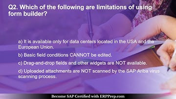 SAP Ariba Procurement C_ARP2P_2002 Certification Latest Questions Answers