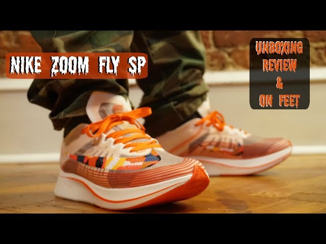 HONEST REVIEW OF THE NIKE ZOOM FLY SP "CAMO SWOOSH" ORANGE!!! + AN ON FOOT  LOOK!!! - YouTube