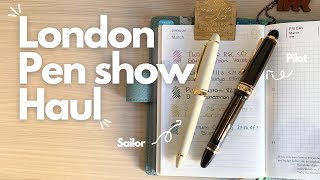 London Pen Show Haul + March currently inked | Sailor, Pilot and some inks!
