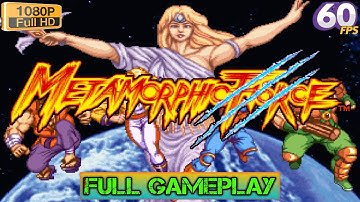 Metamorphic Force | Arcade Game (Konami) | Japan Version | Full Walkthrough Gameplay (1080p 60fps)