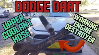 A MUST WATCH !! how to replace the upper coolant hose T assembly on 20132016 Dodge Dart