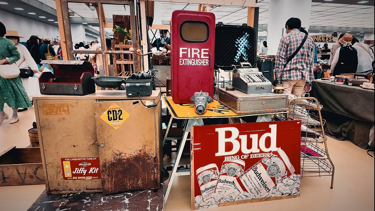 京都 関西蚤の市 勧業館 みやこめっせ (part 1) Kyoto kansai flea market ｜Japan antique market