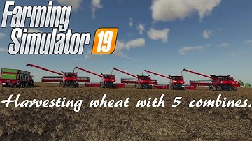 Farming Simulator19 Harvesting Case IH axial flow 9240