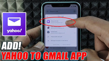 how to add yahoo mail in gmail app on iphone?