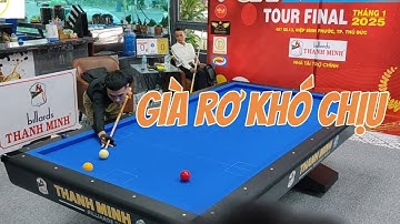 Bida cadre 71/2 KHÁNH THỊNH gặp NGUYÊN PHƯƠNG lối đánh già rơ khó chịu giải mở rộng cúp BÀ CHIỂU