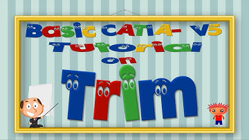 How to use  trim relimitation in 2D drawing of catia