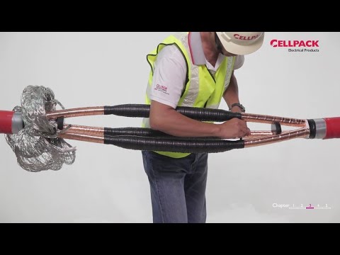 Underground Cable Junction Process With Resin 24kV   Cellpack