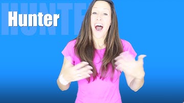 Learn to Spell HUNTER Toddler Song | Learn to Talk with Patty Shukla
