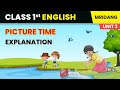 Picture Time - Explanation - Life Around Us | Class 1 English Chapter 3 Mridang