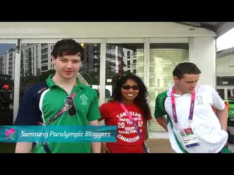 Samsung Blogger - Aqua Jenga..Ireland vs Canada, Paralympics 2012