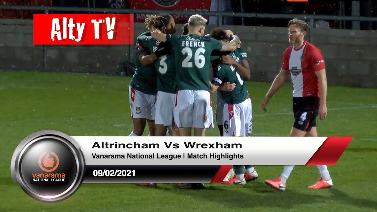 MATCH REPORT  Altrincham 1-2 Wrexham AFC - News - Wrexham AFC