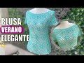 ❤️ Cómo tejer una Blusa Elegante de Verano | Yo Tejo con Laura Cepeda ❤️