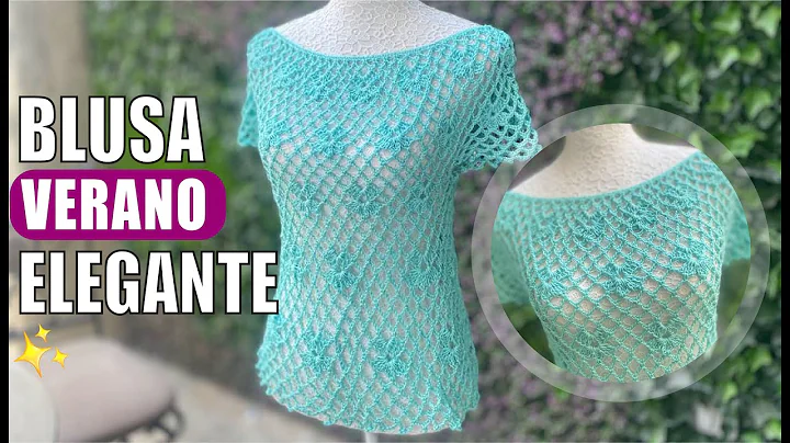 Cmo tejer una Blusa Elegante de Verano | Yo Tejo c...