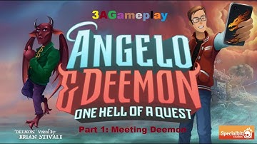 Angelo and Deemon One Hell of a Quest Android & iOS Gameplay / Walkthrough Part 1: Meeting Deemon
