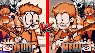 FNF': Vs Gorefield V2 Update - Curious Cat, Metamorphosis, Hi Jon (Old vs New) (garfield comparison)