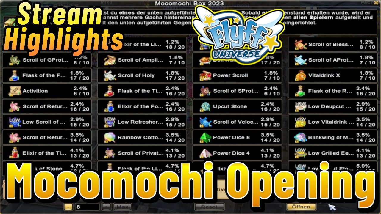 Flyff Universe - Mocomochi Box 2023 Opening - YouTube