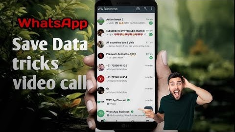 WhatsApp Video Call Se Data Kaise Save Kare II How to Save Internet Data On WhatsApp Video Call 2024