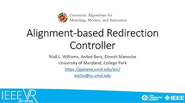 Alignment-based Redirection Controller - IEEE VR 2021