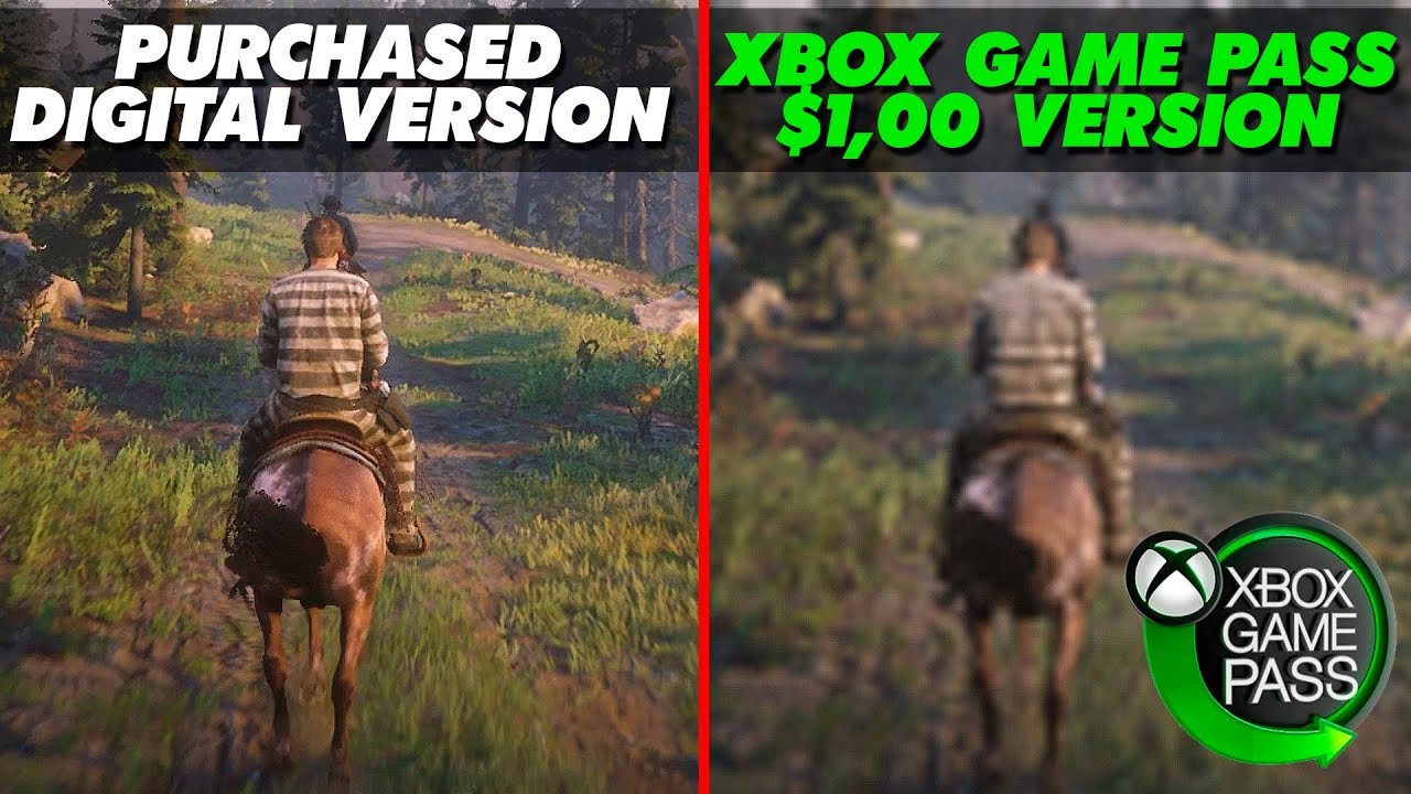 Red Dead Redemption 2 - Xbox Game Pass VS. Normal Game Version