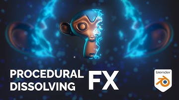 Procedural dissolving Effect | Blender Tutorial