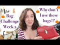 My least used bags  bag challenge october week 2 