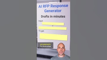 AI RFP Response Generator - Automate RFP responses with AI RFP response software and AI Agents