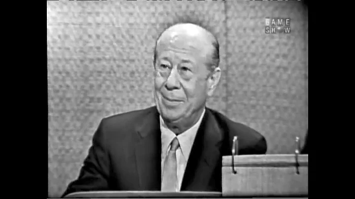 What's My Line? - Bert Lahr; Peter Ustinov [panel]...