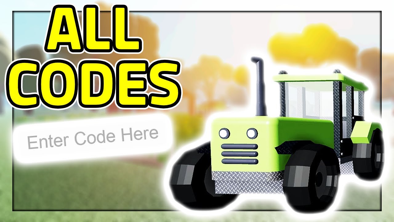Roblox All Codes Lumber Farming And Friends Youtube - code farming and friends roblox