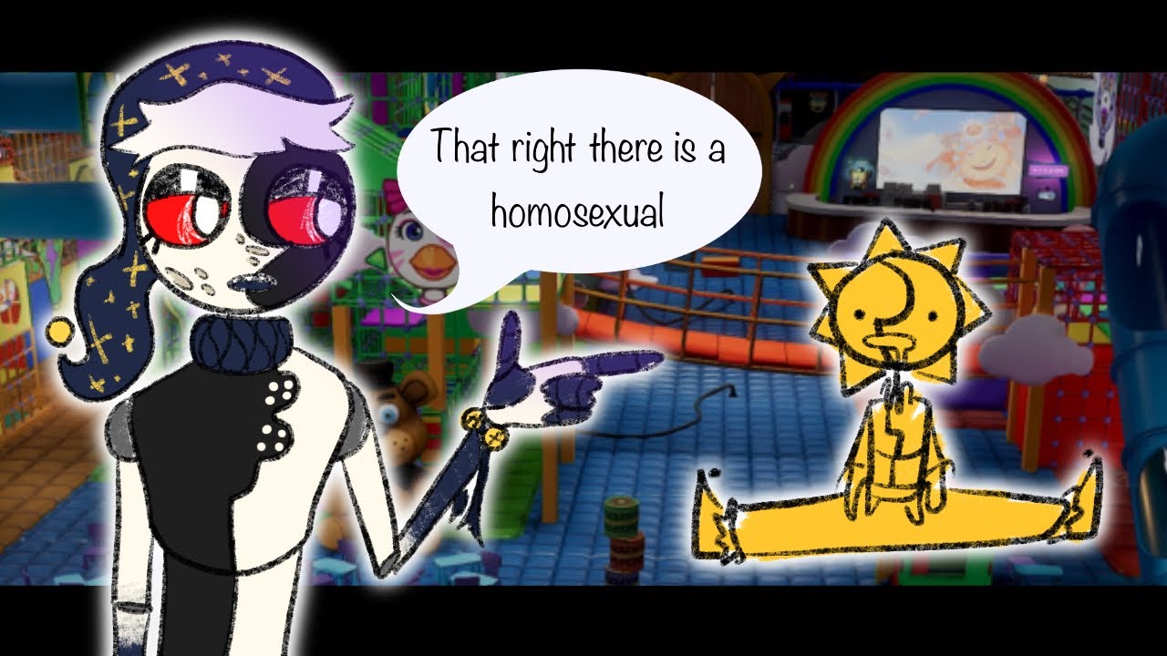 ||The animatronics get a bit Quirky at night✨|| vrchat daycare sun and moon