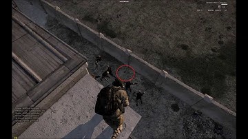 Throwing a Grenade in a Horde of Zombies / Breaking Point (ARMA III Zombie Mod)