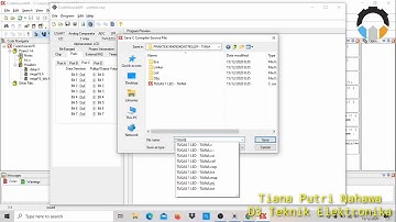 SIMULASI RUNNING LED DENGAN ATMEGA16