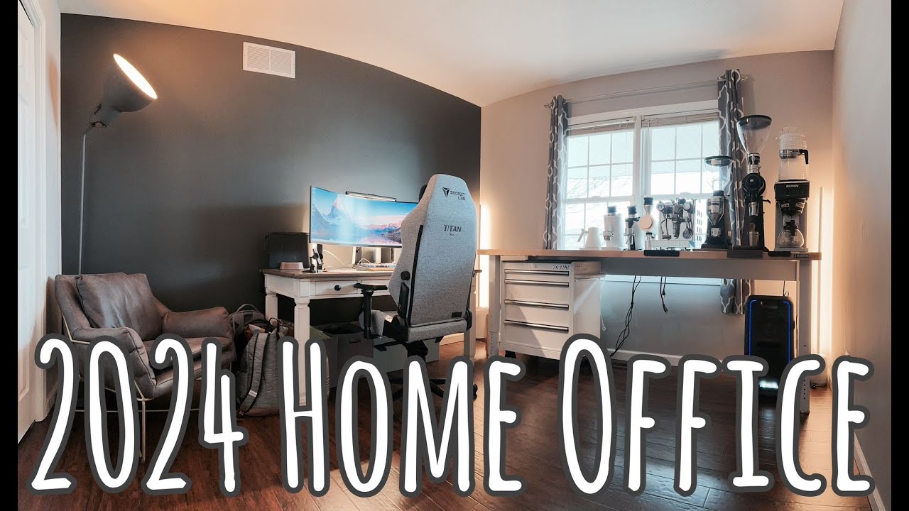 My 2024 Home Office Desk And Technology For Video Recording