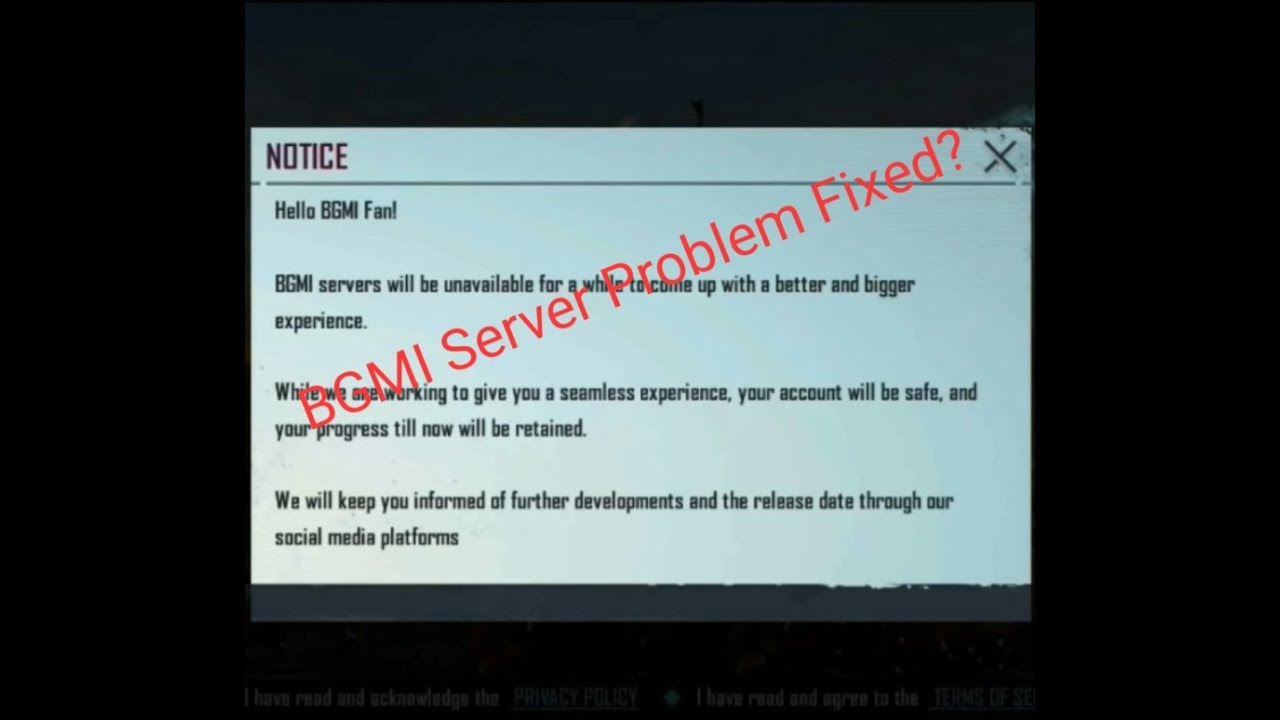 BGMI Server Problem Fixed? 😰 | Back To BGMI | Unban Bgmi - YouTube