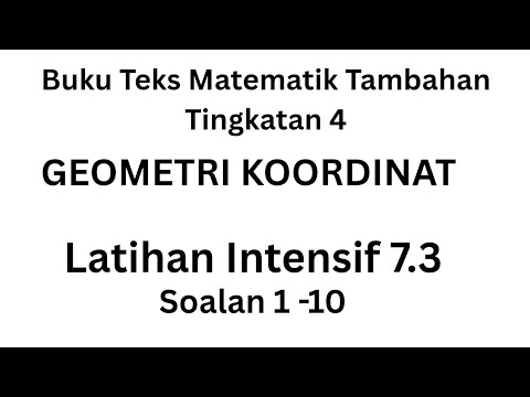 Latihan intensif 7.3
