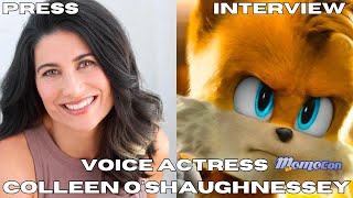 Press Interview with Colleen O'Shaughnessey at MomoCon 2023 | Voice of Tails from Sonic the Hedghog