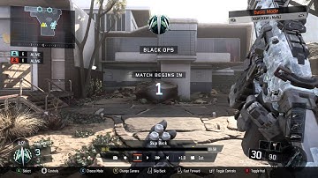 COD Black Ops 3 Cross-Map Throwing Knife Kill Overtime