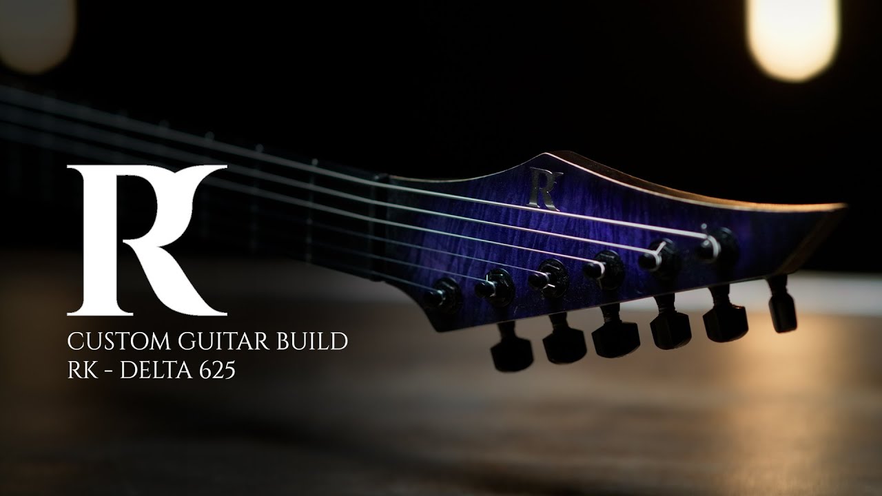 Making of custom guitar | RK guitars - Delta 625 #custom #guitar #metal #customshop #master