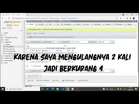 MEMBUAT VIEW DAN TRIGGER || Phpmyadmin || Basis Data - YouTube