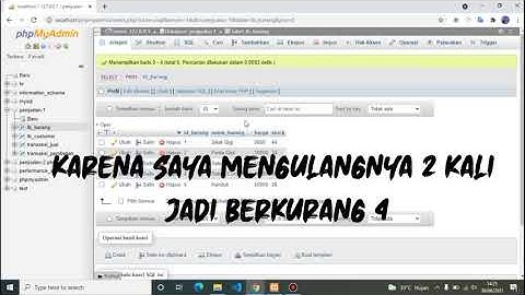 MEMBUAT VIEW DAN TRIGGER || Phpmyadmin || Basis Data