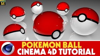POKEMON BALL CINEMA 4D TUTUARIAL