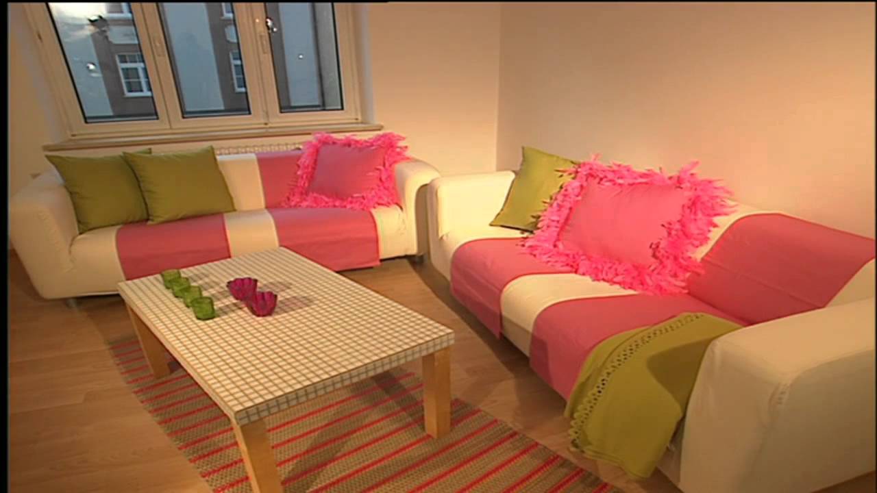 Deko tipps: retro wohnzimmer: innendekoration in rosa youtube